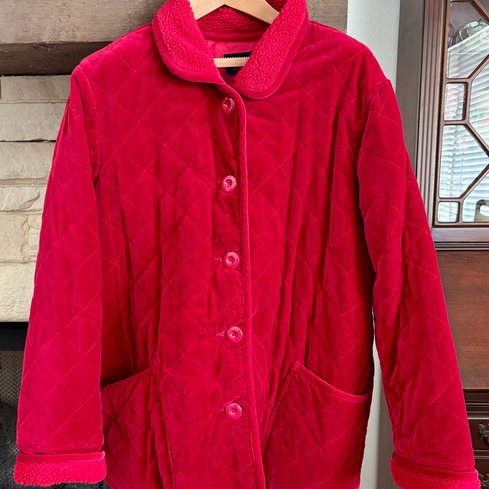Denim&Co Kids Red Puffer Jacket